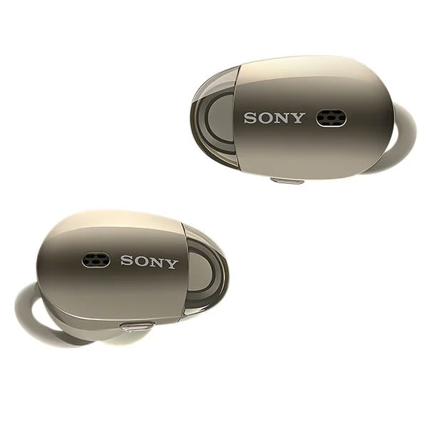 Sony WF-1000X True Wireless Bluetooth Noise-Cancelling In-Ear Earphone with Mic - Gold