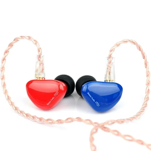 iBasso IT01 In-Ear Earphone - Blue/Red