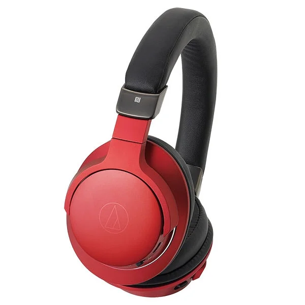 Audio-Technica ATH-AR5BT Wireless Bluetooth Over-Ear Headphone - Red