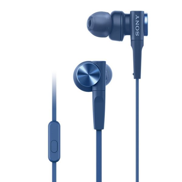Sony MDR-XB55AP In-Ear Earphone with Mic - Blue
