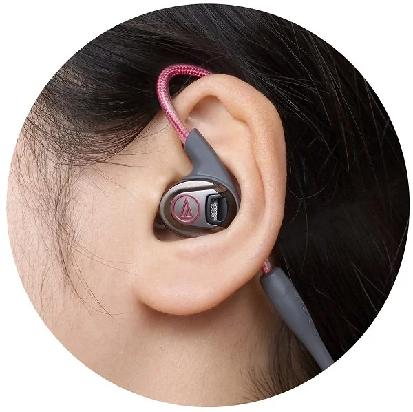 Audio-Technica ATH-SPORT3 SonicSport® In-Ear Earphone - Black