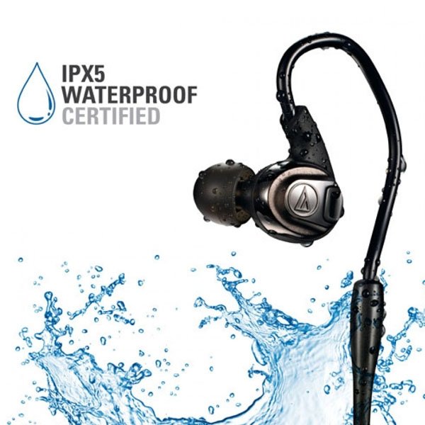 Audio-Technica ATH-SPORT3 SonicSport® In-Ear Earphone - Black