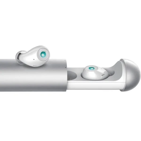 crazybaby Air True Wireless Bluetooth In-Ear Earphone with Mic - White