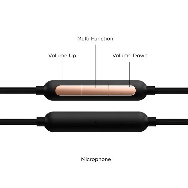 1MORE E1001 Triple Driver Hybrid In-Ear Earphone with Mic - Gold