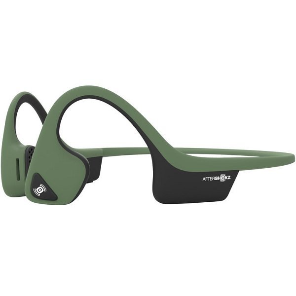 AfterShokz Trekz Air Wireless Bluetooth Bone Conduction Headphone with Mic - Forest Green