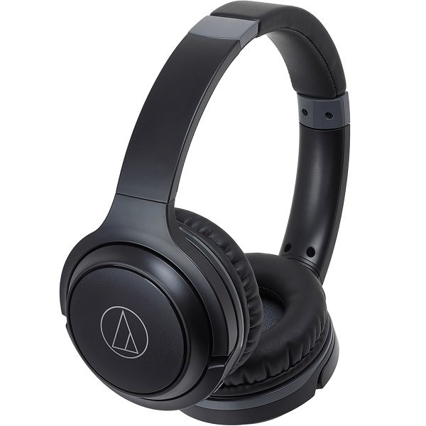 Audio-Technica ATH-S200BT Wireless Bluetooth On-Ear Headphone with Mic - Black Audio-Technica ATH-S200BT Wireless Bluetooth On-Ear Headphone with Mic - Black