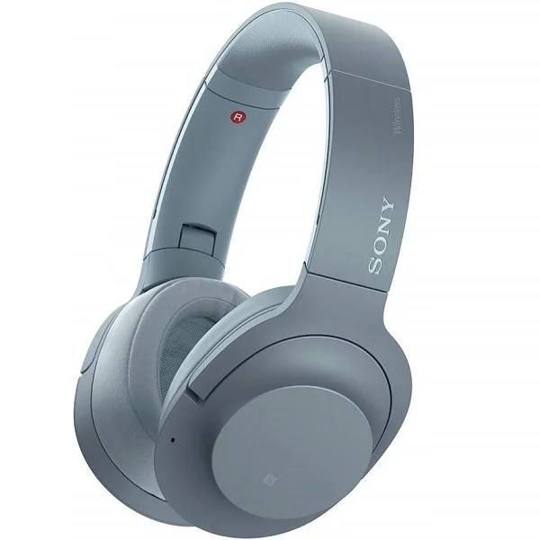 Sony WH-H900N h.ear on 2 Wireless Bluetooth Noise-Cancelling Over-Ear Headphone with Mic - Moonlit Blue