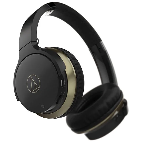 Audio-Technica ATH-AR3BT Wireless Bluetooth On-Ear Headphone with Mic - Black