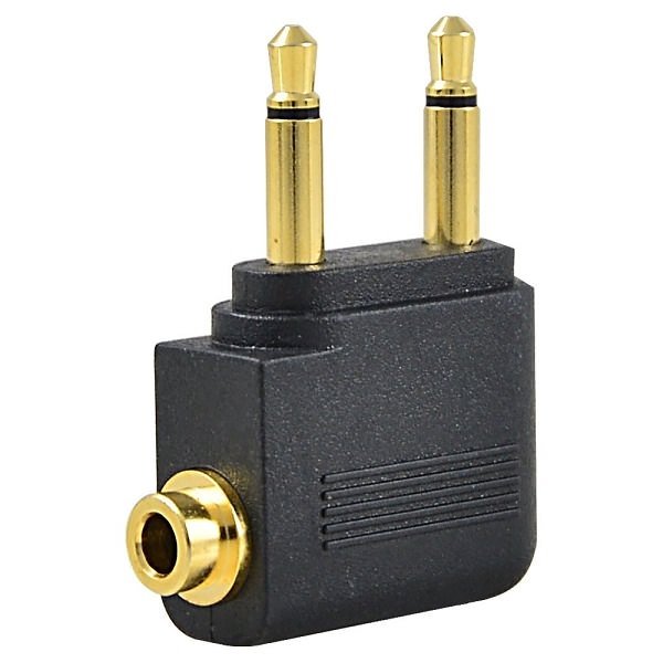 3.5mm Jack Audio Converter Premium Travel Airplane Flight Adapter 3.5mm Jack Audio Converter Premium Travel Airplane Flight Adapter