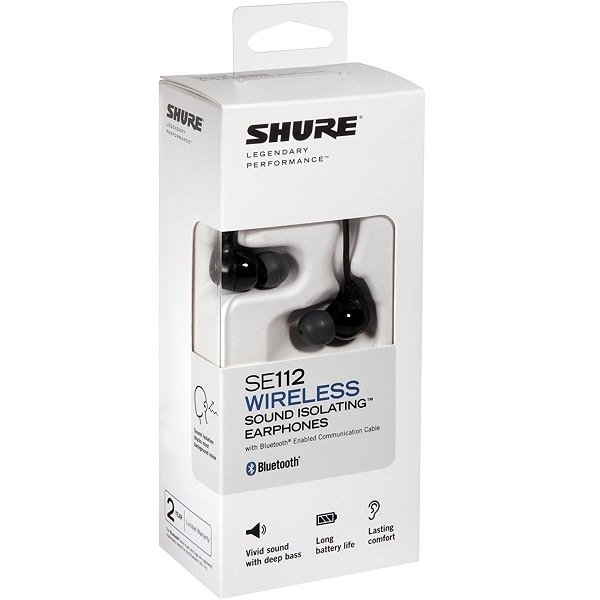 Shure SE112 Wireless Bluetooth In-Ear Earphone with Mic Shure SE112 Wireless Bluetooth In-Ear Earphone with Mic