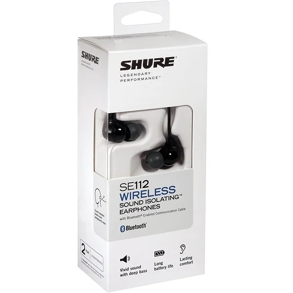 Shure SE112 Wireless Bluetooth In-Ear Earphone with Mic