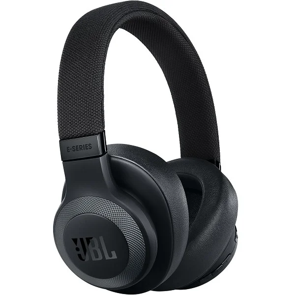 JBL E65BTNC Noise-Cancelling Wireless Bluetooth Over-Ear Headphone with Mic - Black Matte