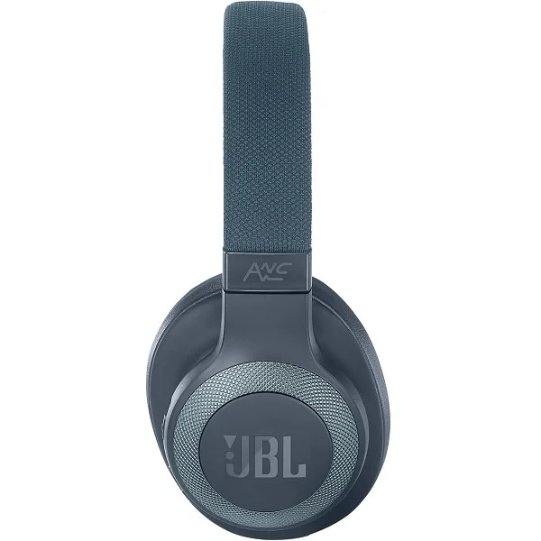 JBL E65BTNC Noise-Cancelling Wireless Bluetooth Over-Ear Headphone with Mic - Blue