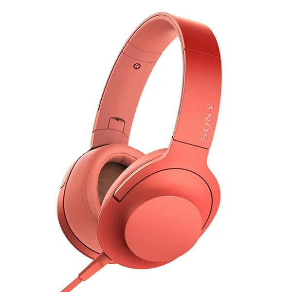 Sony MDR-H600A h.ear on 2 Over-Ear Headphone with Mic - Twilight Red