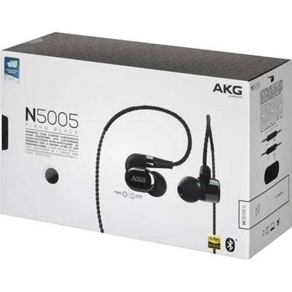 AKG N5005 5-Driver Hybrid Wired/Wireless Bluetooth In-Ear Earphone with Mic