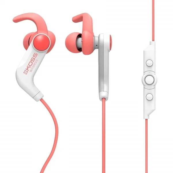 Koss BT190i Wireless Bluetooth In-Ear Earphone with Mic - Coral