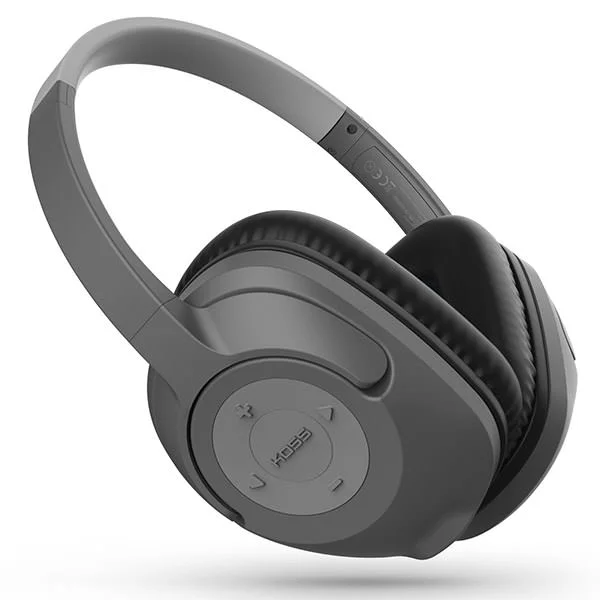 Koss BT539i Wireless Bluetooth Over-Ear Headphone with Mic - Black (Dark Grey)