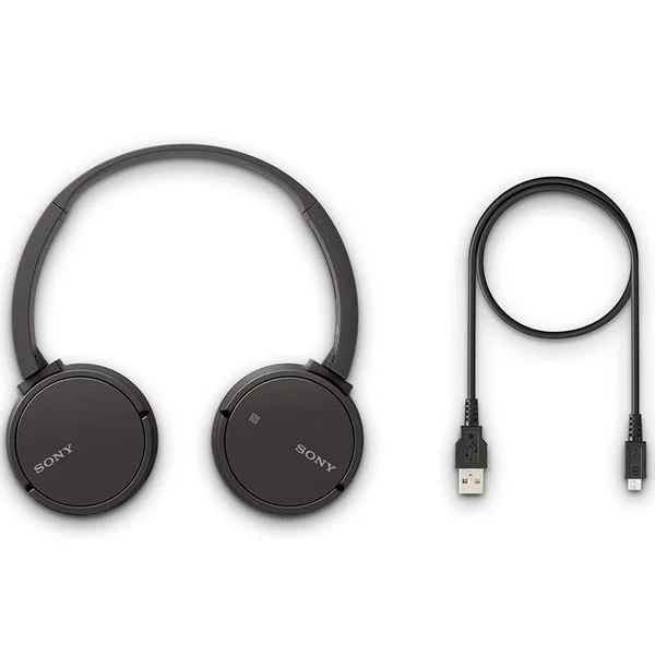 Sony WH-CH500 Wireless Bluetooth On-Ear Headphone with Mic - Black