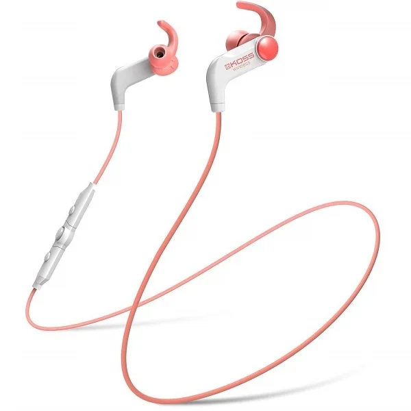 Koss BT190i Wireless Bluetooth In-Ear Earphone with Mic - Coral