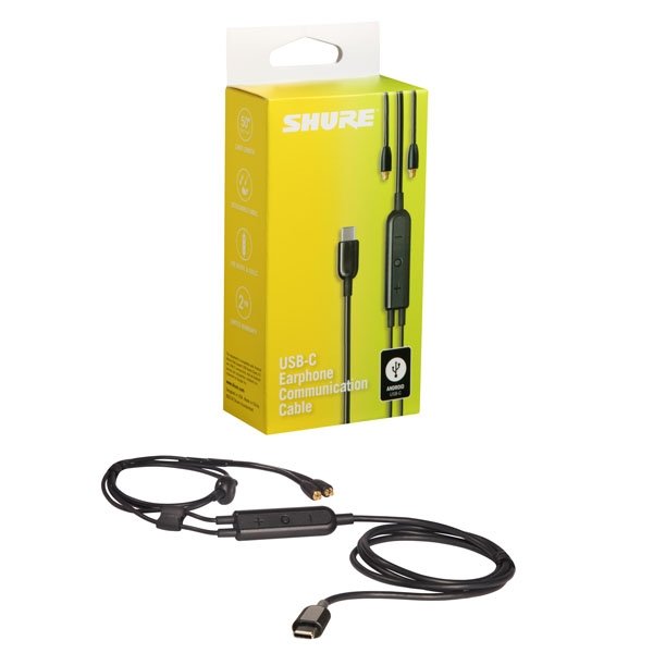 Shure Remote Mic (RMCE-USB) USB-C MMCX Replacement Cable with Mic