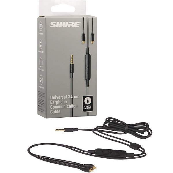 Shure Remote Mic (RMCE-UNI) Universal MMCX Replacement Cable with Mic Shure Remote Mic (RMCE-UNI) Universal MMCX Replacement Cable with Mic