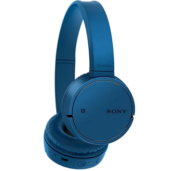 Sony WH-CH500 Wireless Bluetooth On-Ear Headphone with Mic - Blue