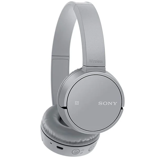 Sony WH-CH500 Wireless Bluetooth On-Ear Headphone with Mic - Grey