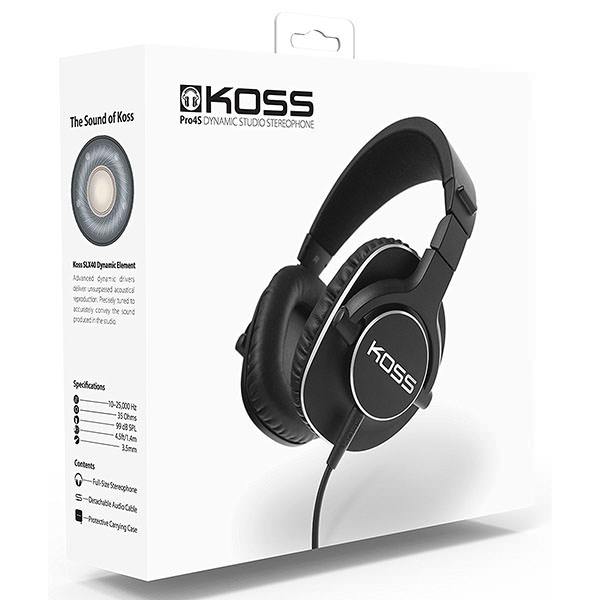 Recabling Koss Koss Pro4S Studio Monitor Over-the-Ear Headphone | Koss Singapore
