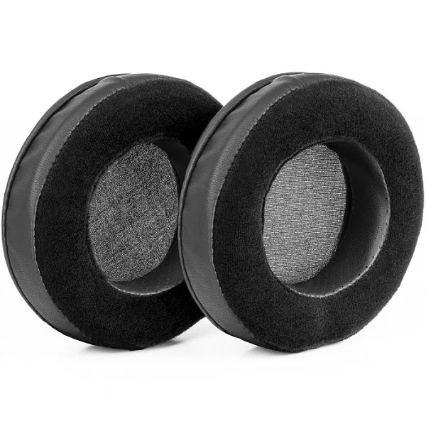 Brainwavz Velour + PU Leather Hybrid XL Round Replacement Earpads - Black