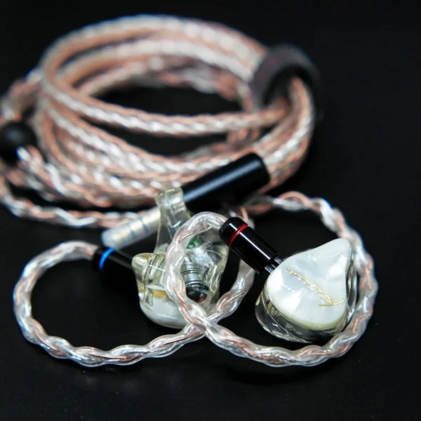 Kinera IDUN 3-Driver Hybrid In-Ear Earphone - White Pearl