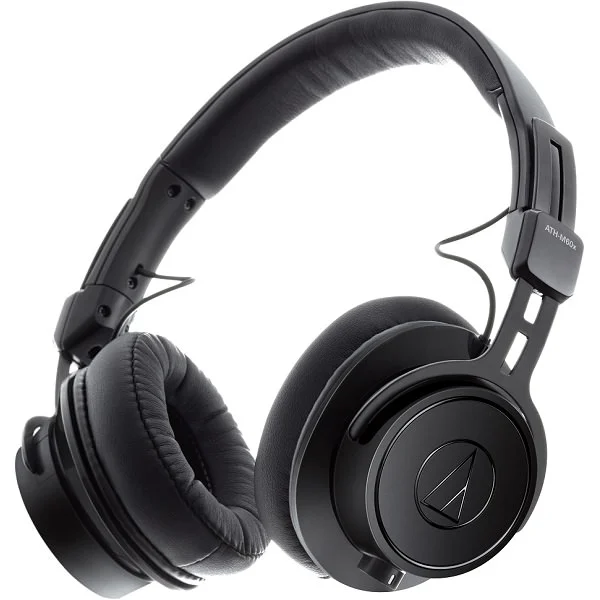Audio-Technica ATH-M60x Professional Studio Monitoring On-Ear Headphone - Black
