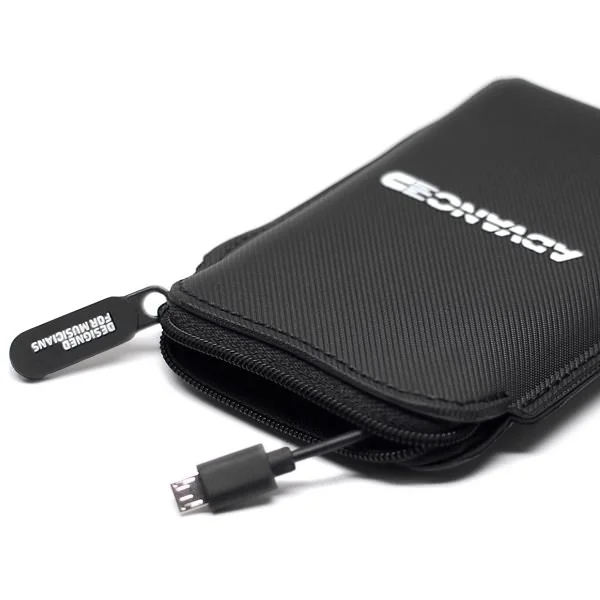 ADV. Power Pouch Battery Carrying Case with In-Built Portable Charger for Wireless Earphones