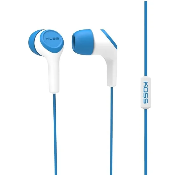 Koss KEB15i In-Ear Earphone with Mic - Blue
