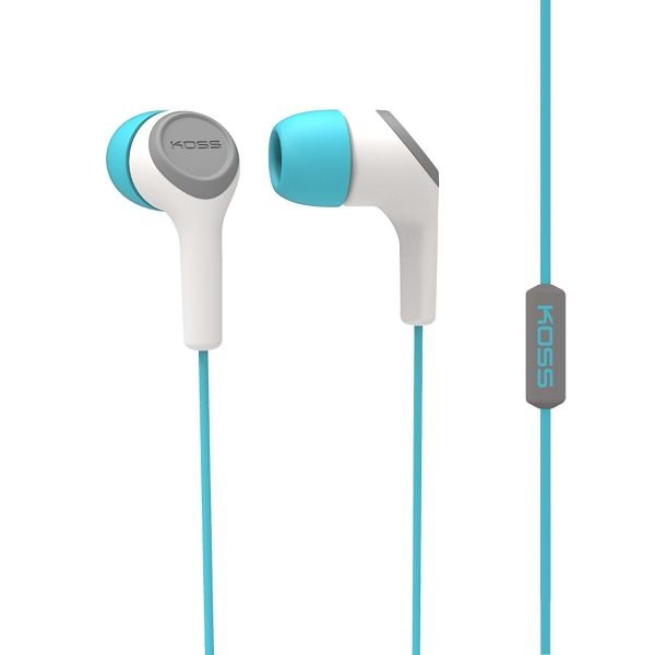 Koss KEB15i In-Ear Earphone with Mic - Teal Koss KEB15i In-Ear Earphone with Mic - Teal