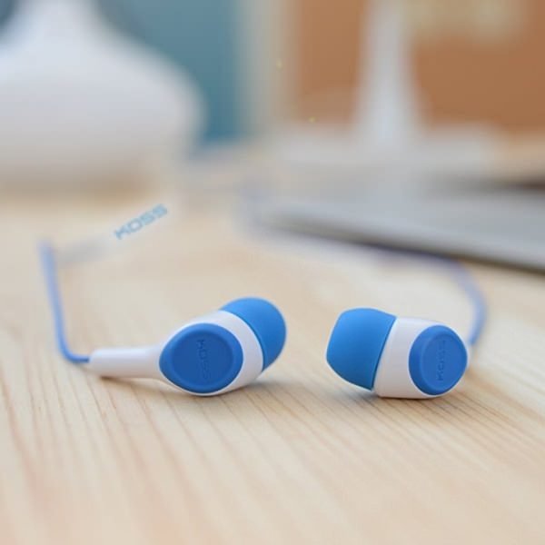 Koss KEB15i In-Ear Earphone with Mic - Blue Koss KEB15i In-Ear Earphone with Mic - Blue