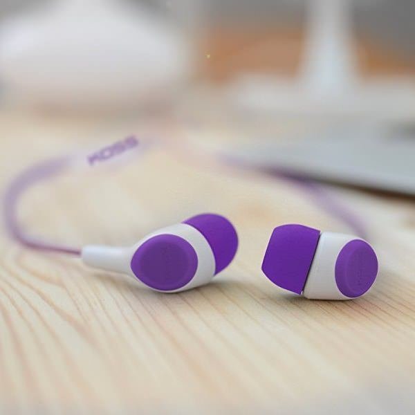 Koss KEB15i In-Ear Earphone with Mic - Purple Koss KEB15i In-Ear Earphone with Mic - Purple