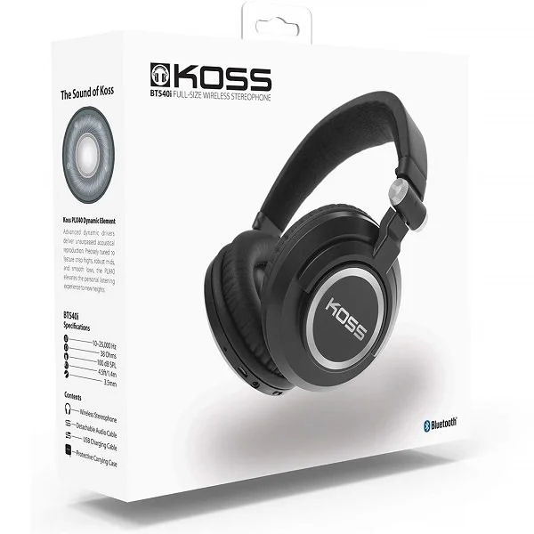 Koss BT540i Wireless Bluetooth Over-Ear Headphone with Mic [Display Set]