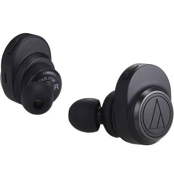 Audio-Technica ATH-CKR7TW True Wireless Bluetooth In-Ear Earphone with Mic - Black