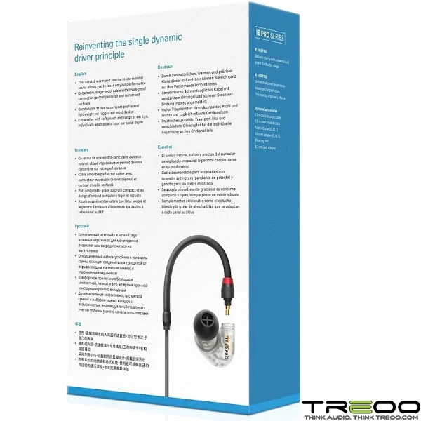 Sennheiser IE 40 Pro In-Ear Earphone - Clear