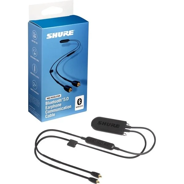 Shure RMCE-BT2 Wireless Bluetooth Cable with Mic for In-Ear Monitors