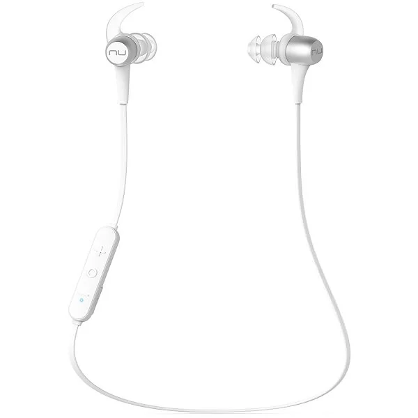 NuForce BE Sport4 Wireless Bluetooth In-Ear Earphone with Mic - Silver