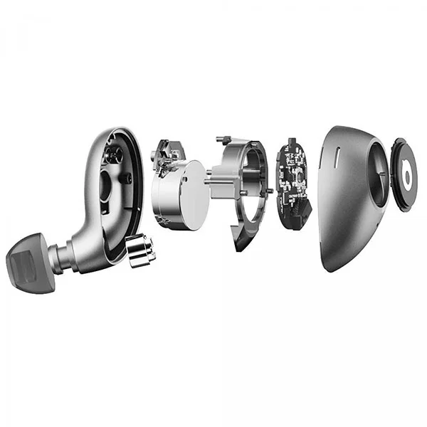 Crazybaby Air 1S True Wireless In-Ear Earphone with Mic - Space Silver