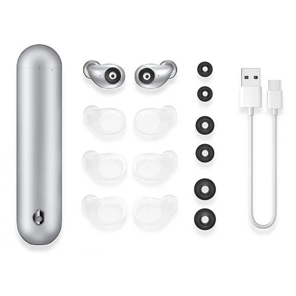 Crazybaby Air 1S True Wireless In-Ear Earphone with Mic - Space Silver