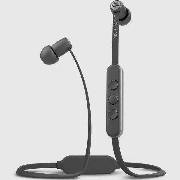 Jays a-Six Wireless Bluetooth In-Ear Earphone with Mic - Grey/Silver