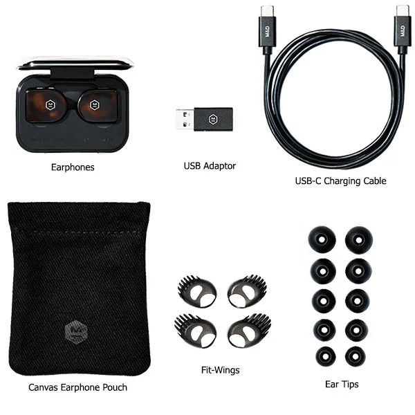 Master & Dynamic MW07 True Wireless Bluetooth In-Ear Earphone with Mic - Matte Black