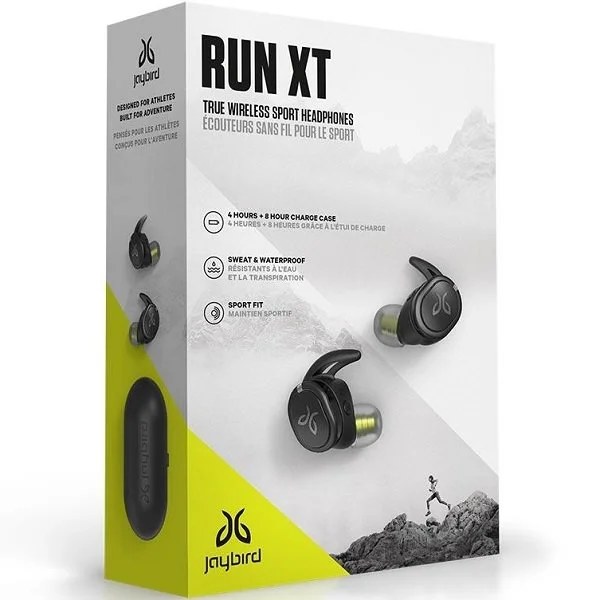 Jaybird RUN XT Waterproof True Wireless Bluetooth In-Ear Earphone with Mic - Black Flash