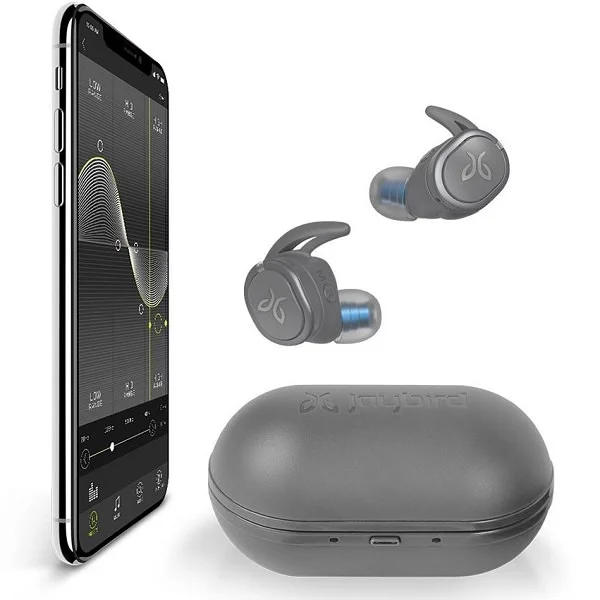Jaybird RUN XT Waterproof True Wireless Bluetooth In-Ear Earphone with Mic - Storm Grey