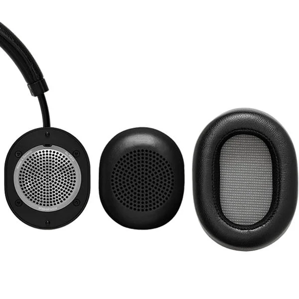 Master & Dynamic MW50+ Wireless Bluetooth On-Ear Headphone with Mic - Black Metal / Black Leather