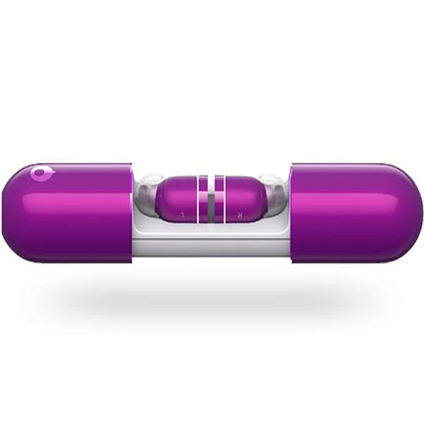 crazybaby Air (NANO) True Wireless Bluetooth In-Ear Earphone with Mic - Purple