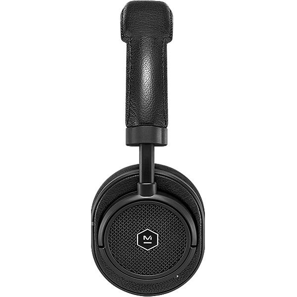 Master & Dynamic MW50+ Wireless Bluetooth On-Ear Headphone with Mic - Black Metal / Black Leather